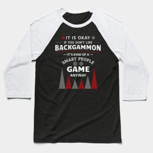 Backgammon Baseball T-Shirt